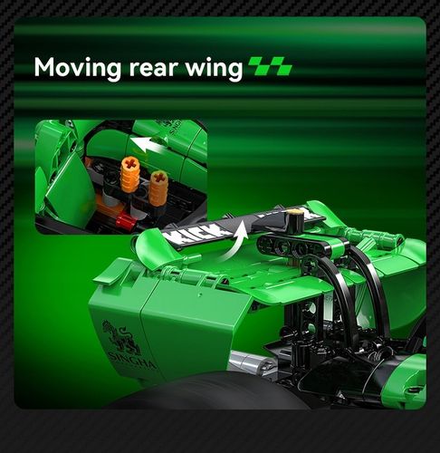 KLOCKI CADA F1 KICK SAUBER TEAM FORMUŁA 1 AUTO WYŚCIGOWE 2553 EL. SKALA 1:8 na Arena.pl