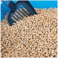 Żwirek pellet drewniany do kuwet kot świnka morska gryzonie EKONOMICZNY 40L