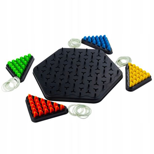 Triggle Gra W Trójkąty Strategiczna Gumki Recepturki 3D Triangle Chess Duża na Arena.pl