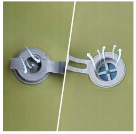 DMUCHANA MATA Z WBUDOWANĄ POMPKĄ KARIMATA LEKKI GRUBY WYGODNY MATERAC ŁÓŻKO zdjęcie 12