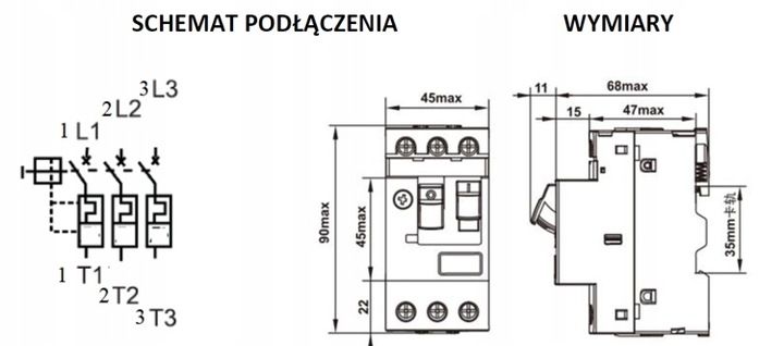 wyłącznik silnikowy GV2 13A-18A zdjęcie 15