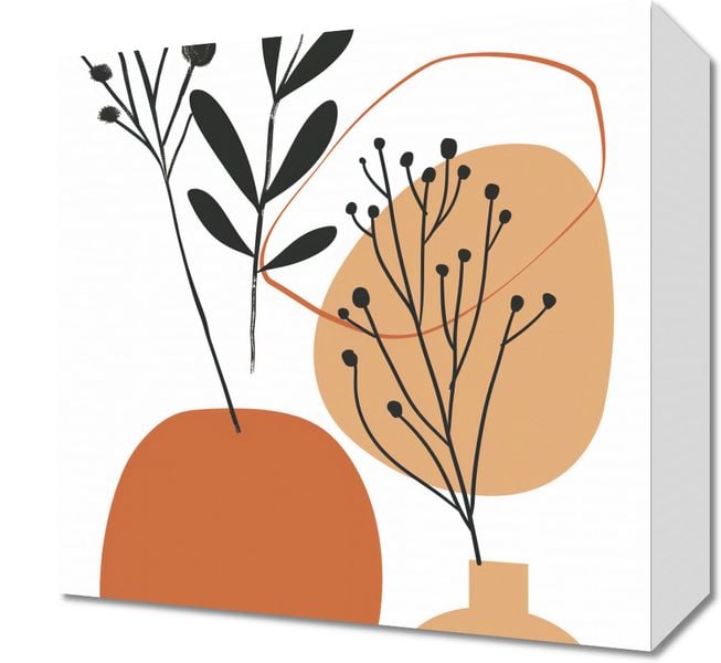 Obraz 30x30cm Botaniczny Pastel zdjęcie 1