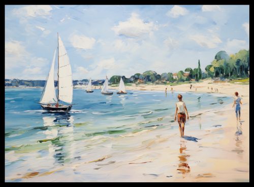 Plakat 55x40cm Życie na Brzegu na Arena.pl