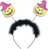 Opaska na Głowę na Imprezę Halloween z Dyniami na Sprężynach
