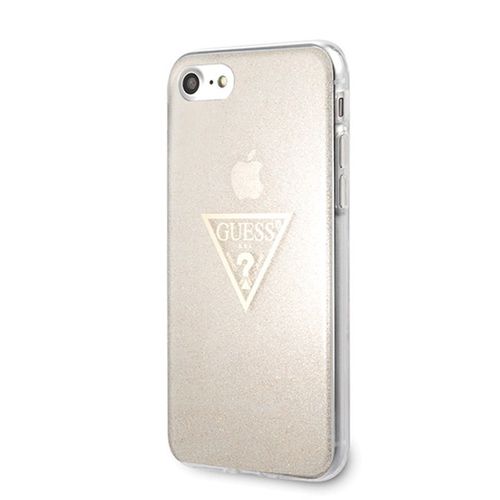 Guess Solid Glitter Triangle - Etui iPhone 8 / 7 (Gold) na Arena.pl