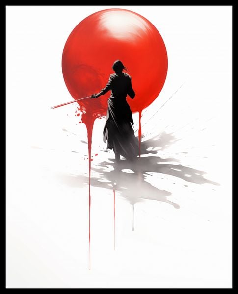 Plakat 40x50cm Samotny Samuraj zdjęcie 2