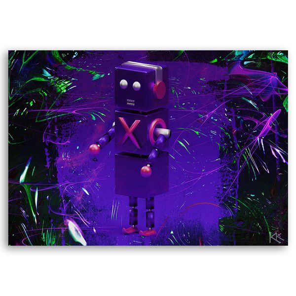 Obraz na płótnie, Robot dla gracza 120x80 120x80 zdjęcie 3