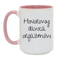 Duży Biało-Różowy 450 ml
