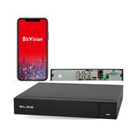 REJESTRATOR MINITORINGU ANALOGOWY DO 4 KAMER HYBRYDOWY 5in1 XVR BNC AHD 5MP