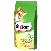 KITEKAT sucha karma dla kota z kurczakiem i warzywami 12 kg