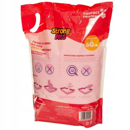 STRONG PETS Żwirek Silikonowy Dla Kota Drobny Compact Kwiatowy 7,6L na Arena.pl