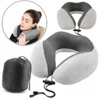 Poduszka podróżna turystyczna Rogal na szyję do samochodu PIANKA PAMIĘCIOWA