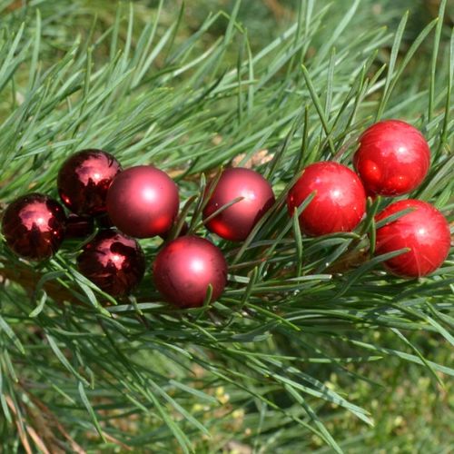 Bombki szklane drucik czerwień świąteczna 2cm/ 144 na Arena.pl