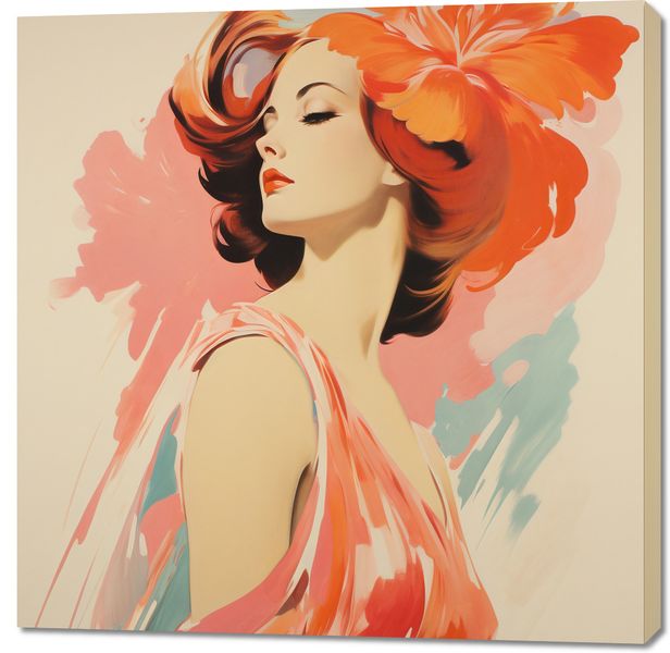 Obraz 100x100cm Kwiatowa Melodia zdjęcie 1