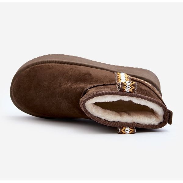 Śniegowce Na Platformie Ze Wzorem r.40 zdjęcie 9