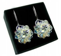 ARSYLION kolczyki z elements Swarovski Crystal AB