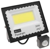 HALOGEN Naświetlacz Lampa LED COB z CZUJNIKIEM Ruchu Zmierzchu 30W 3008