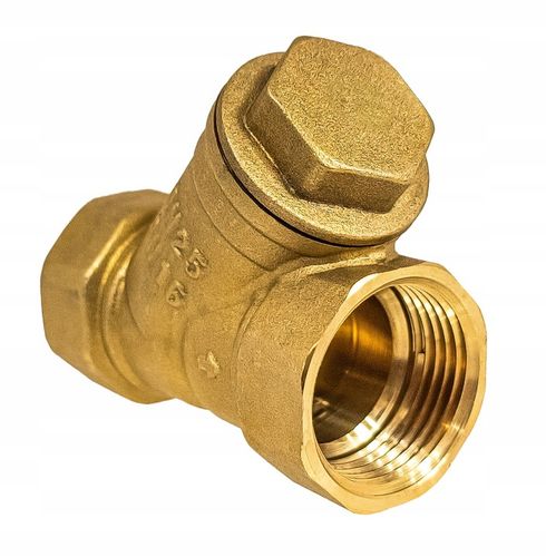 FILTR SKOŚNY SIATKOWY MOSIĘŻNY DO WODY 1" CAL DN25 TMAX 120°C SOLIDNY na Arena.pl