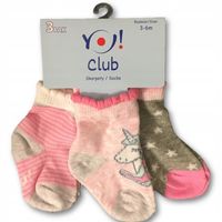 YO! Skarpetki niemowlęce 3-pack 3-6 m