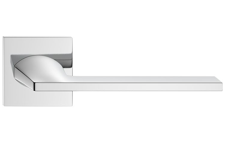 KLAMKA DRZWIOWA PREMIUM HARMONY Q SL CHROM POŁYSK zdjęcie 2