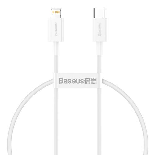 kabel usb-c do lightning baseus superior series, 20w, pd, 0.25m (biały) na Arena.pl
