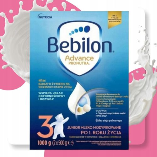 Mleko modyfikowane BEBILON 3 Pronutra Advance 1000g po 1. roku życia na Arena.pl