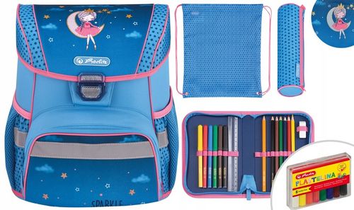 TORNISTER SZKOLNY HERLITZ LOOP PLUS MOON LADY ZESTAW KLASA 1-3 na Arena.pl