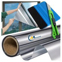 SAMOPRZYLEPNA FOLIA OKIENNA LUSTRZANA OKLEINA SZYB lustro weneckie 61x200