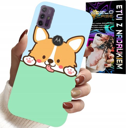 ETUI DO MOTOROLA MOTO G10 / G30 - SŁODKI PIESEK WZORY Z BAJEK POKROWIEC na Arena.pl