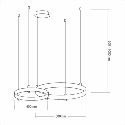 Lampa wisząca ELEGANCE 72W LED na Arena.pl