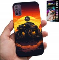ETUI DO MOTOROLA MOTO G10 / G30 - MONSTERTRUCK, CIĘŻARÓWKA, WZORY + SZKŁO