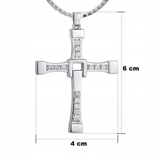 16 0027 Naszyjnik Krzyż Dominic Toretto Fast & Furious na Arena.pl