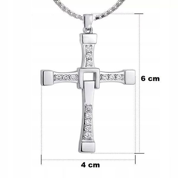 16 0027 Naszyjnik Krzyż Dominic Toretto Fast & Furious zdjęcie 9