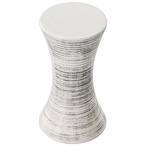 Wazon Ceramiczny Klepsydra  Biały czarny flakon na Arena.pl