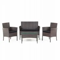 ZESTAW MEBLI TECHNORATTAN OGRÓD TARAS SOFA FOTELE