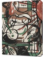 Obraz 50x70cm The Birth of Horses, Marc Vintage do Salonu