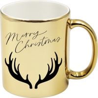 KUBEK ZŁOTY PREMIUM PREZENT ŚWIĄTECZNY BOŻE NARODZENIE MIKOŁAJKI