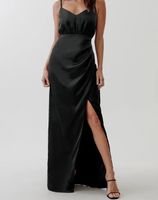 CHANCERY FONTANA - SUKNIA BALOWA CZARNA MAXI 36