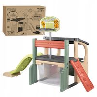 SMOBY LIFE PLAC ZABAW KOSZYKÓWKA ZJEŻDŻALNIA WSPINACZKA CENTRUM ZABAW