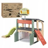 SMOBY LIFE PLAC ZABAW KOSZYKÓWKA ZJEŻDŻALNIA WSPINACZKA CENTRUM ZABAW