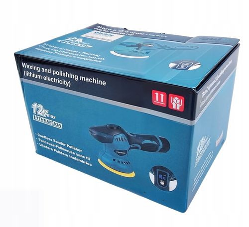 POLERKA SAMOCHODOWA AKUMULATOROWA NA BATERIE + 2x aku 2.0AH 12V MOCNA na Arena.pl