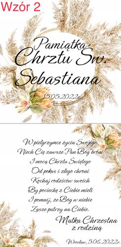 Pamiątka Chrztu Świętego pudełko na pieniądze na Arena.pl