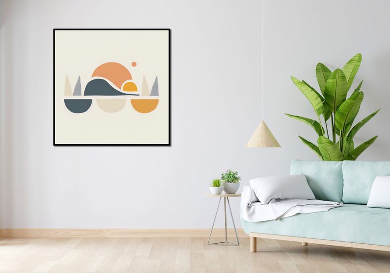 Plakat 100x100cm Pagórki Wyniosłości zdjęcie 4