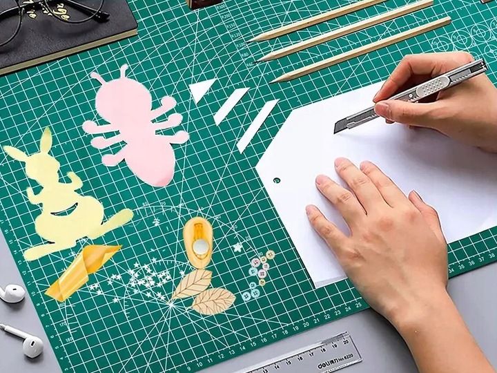 MATA DO CIĘCIA MODELARSKA SAMOGOJĄCA DWUSTRONNA A2 40x65cm SAMOREGENERUJĄCA zdjęcie 9