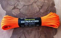 LINKA PARACORD 550 SPADOCHRONOWA LINA 7 RDZEN 15M ATWOOD ROPE NEON ORANGE