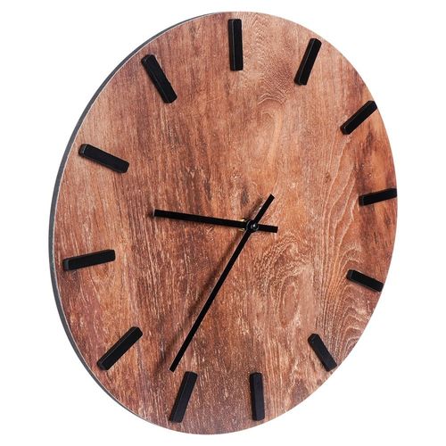 Zegar ścienny brązowy 40 cm na Arena.pl