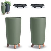 2x Doniczka okrągła na nóżkach GRACIA TUBUS DGTL200