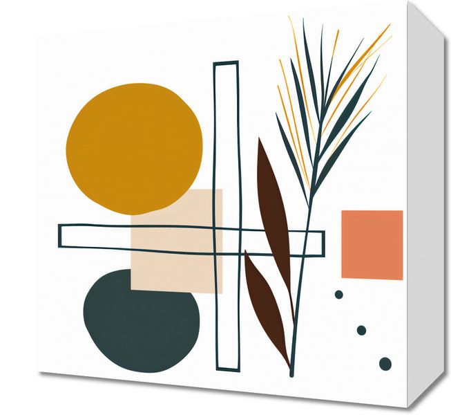 Obraz 30x30cm Ogród Symetryczny zdjęcie 1