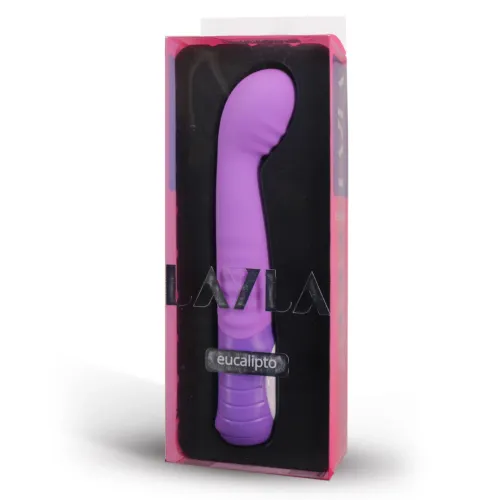 layla eucalipto vibrator purple - silikonowy model, 7 trybow, wodoodporny na Arena.pl