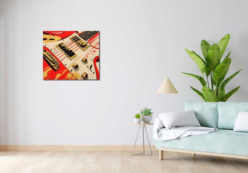 Obraz 70x60cm Przed Graniem zdjęcie 2